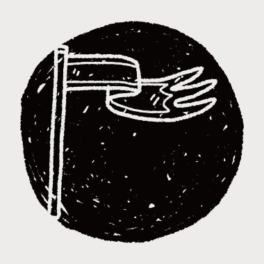 Kraliyet bayrağı doodle