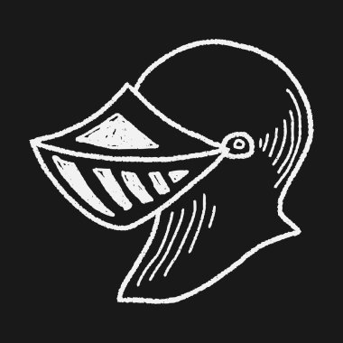 Şövalye kask doodle