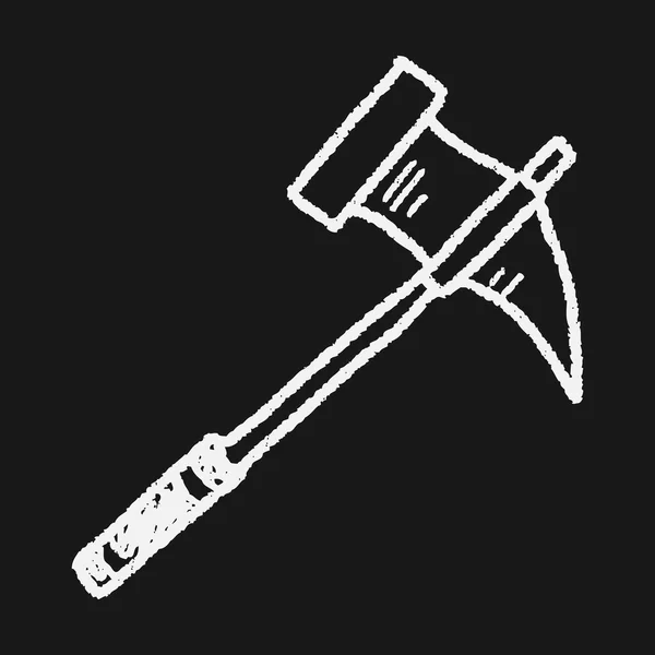 Hammer-Doodle — Stockvektor