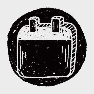 aylık takvim doodle çizim