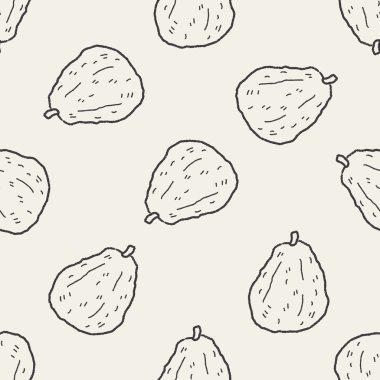 guava doodle Dikişsiz desen arka plan