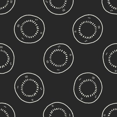 kivi doodle Dikişsiz desen arka plan