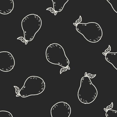 guava doodle Dikişsiz desen arka plan