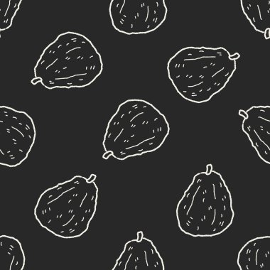 guava doodle Dikişsiz desen arka plan