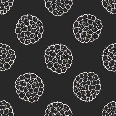 Muhallebi apple doodle Dikişsiz desen arka plan