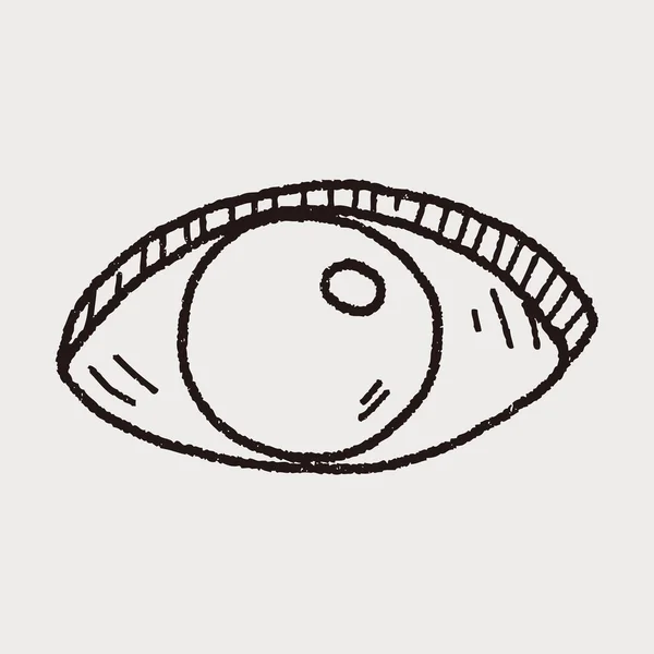 Gribouille des yeux — Image vectorielle