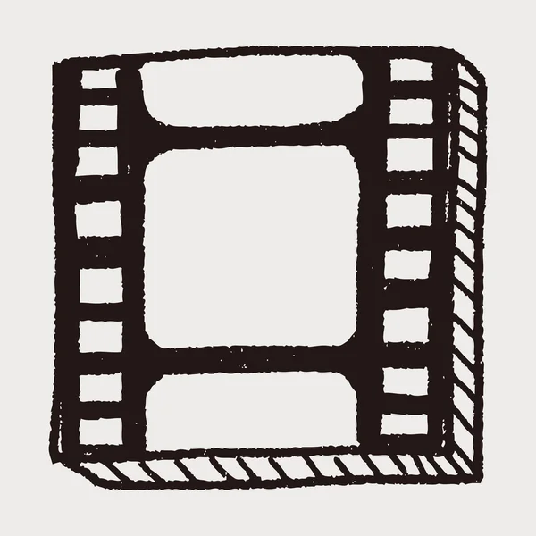 Gribouille de film — Image vectorielle