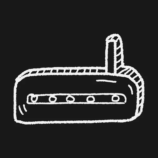 Doodle modem — Stockvector