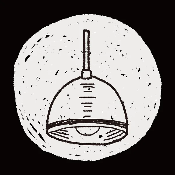 Lampe doodle — Image vectorielle