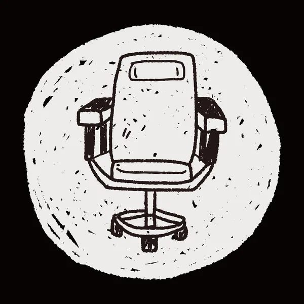 Doodle cadeira —  Vetores de Stock