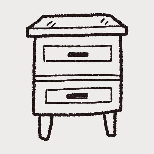 Doodle armoire — Image vectorielle