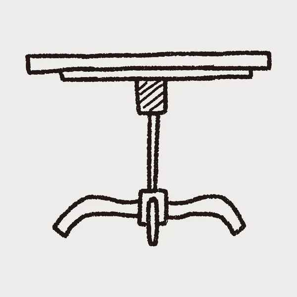 Garabato de mesa — Archivo Imágenes Vectoriales