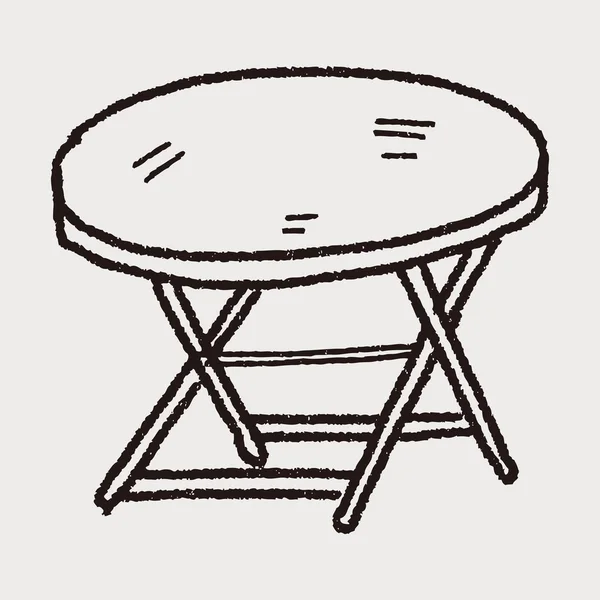 Gribouille de table — Image vectorielle