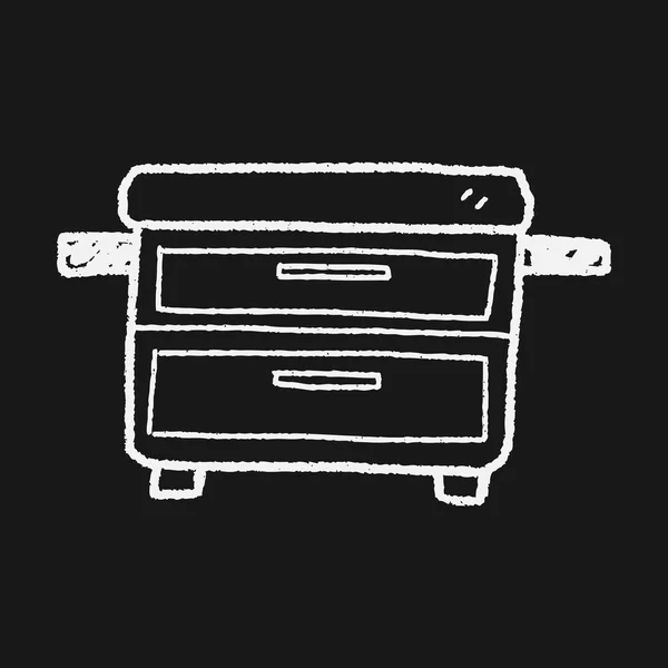 Doodle armoire — Image vectorielle