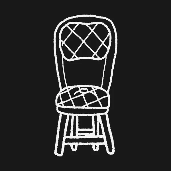 椅子の落書き — ストックベクタ