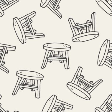 Tablo doodle Dikişsiz desen arka plan