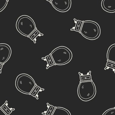ayna doodle Dikişsiz desen arka plan