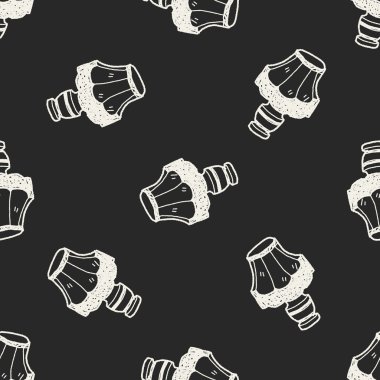 lamba doodle Dikişsiz desen arka plan