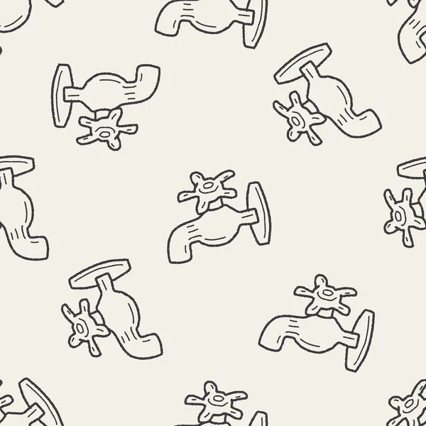 Musluk doodle Dikişsiz desen arka plan