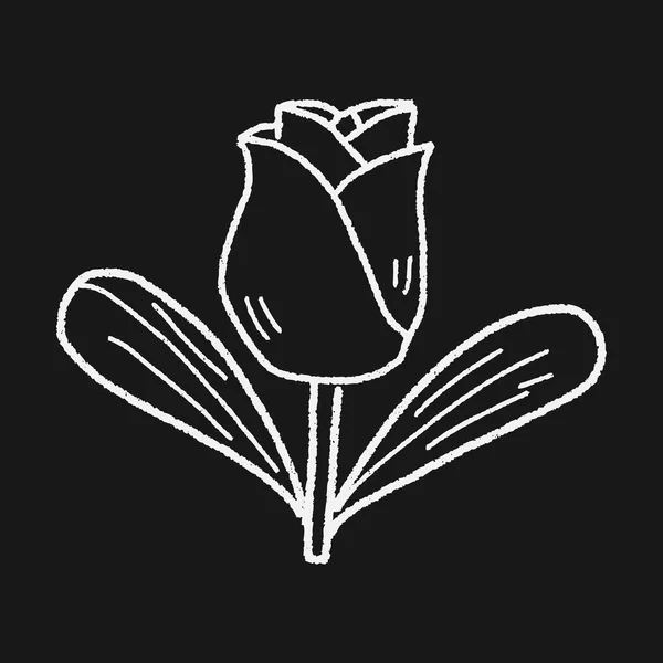 Květina doodle — Stockový vektor