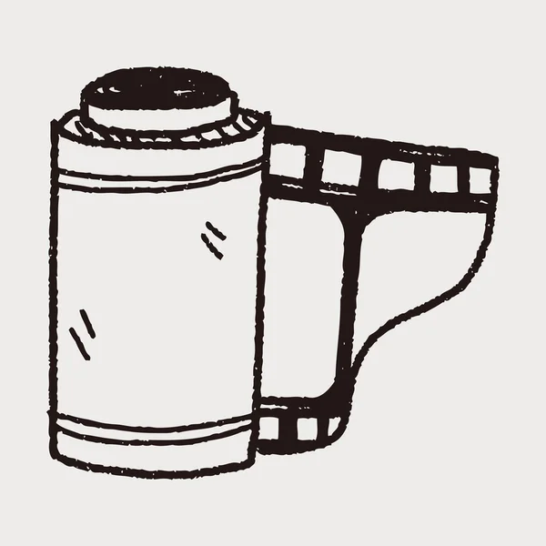 Doodle film — Stockvector