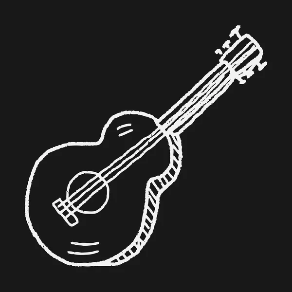 Doodle Guitar — Stock Vector