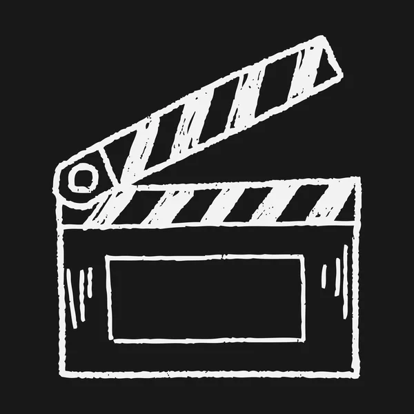 Film planche doodle — Image vectorielle