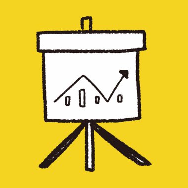 Beyaz tahta grafik doodle