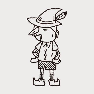 Pinokyo doodle