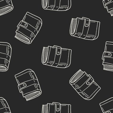 eski kitap doodle Dikişsiz desen arka plan