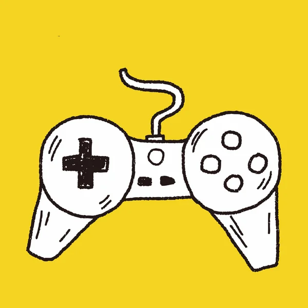 Doodle controller di gioco — Vettoriale Stock