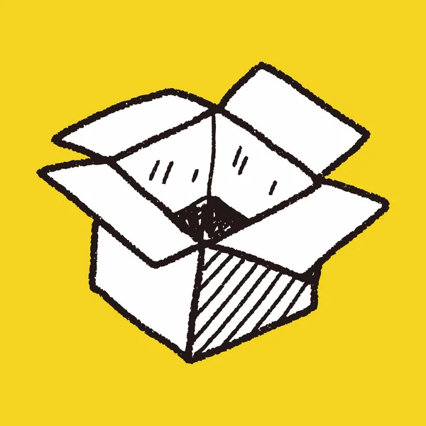 Doodle-Box — Stockvektor