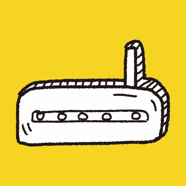 Doodle modem — Stok Vektör
