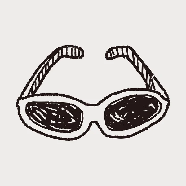 Doodle-Sonnenbrille — Stockvektor