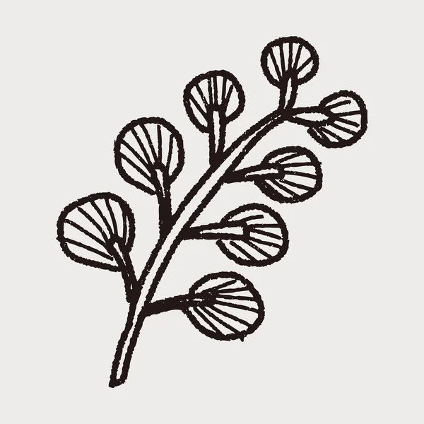 Plant doodle — Stockvector