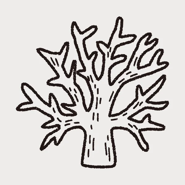 Plant doodle — Stockvector