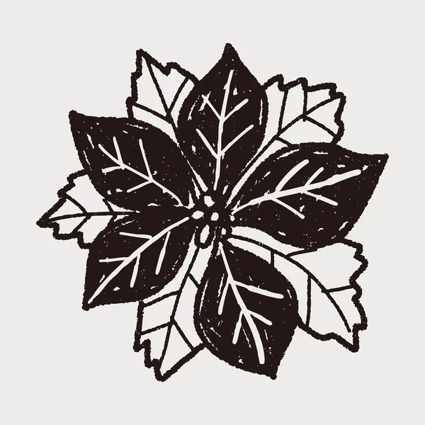 Plant doodle — Stockvector