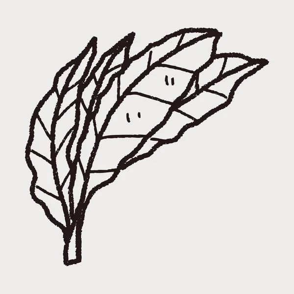 Plant doodle — Stockvector