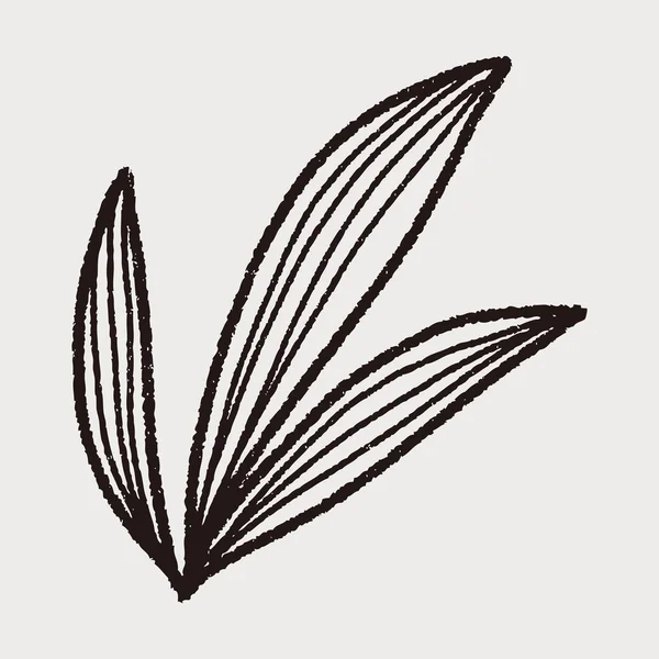 Plant doodle — Stockvector