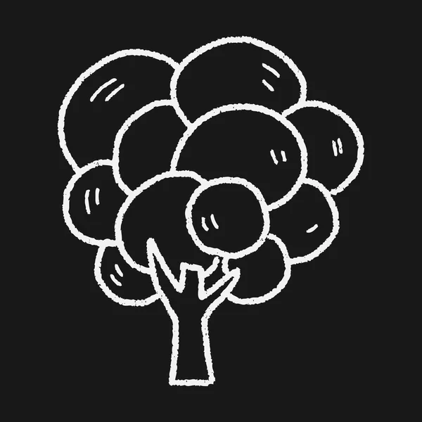 Bitki doodle — Stok Vektör