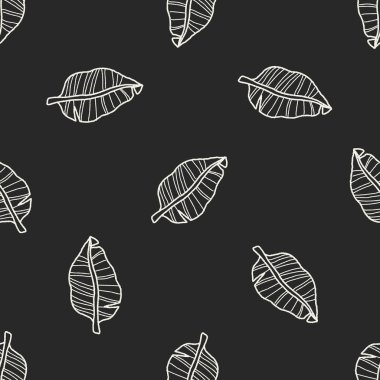 bitki doodle Dikişsiz desen arka plan