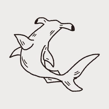 Download Hammerhead Shark Doodle Free Vector Eps Cdr Ai Svg Vector Illustration Graphic Art