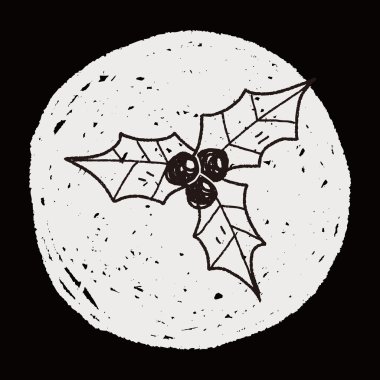 Atatürk çiçeği doodle çizim