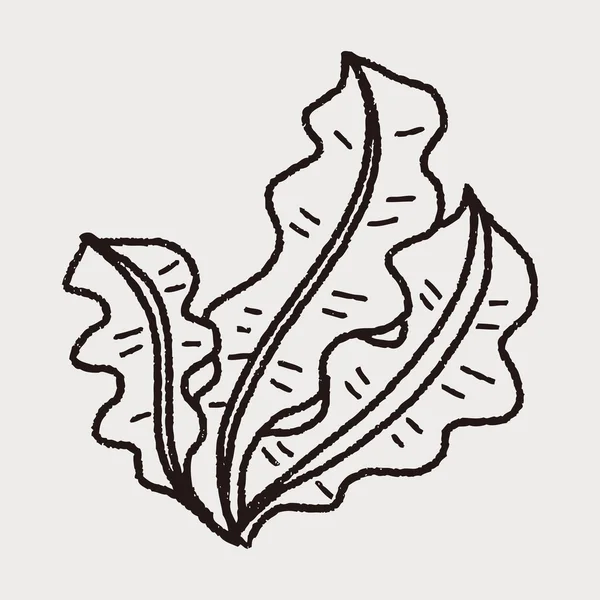 Kelp doodle — Stock Vector