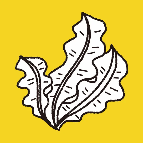 Kelp doodle — Stockvector