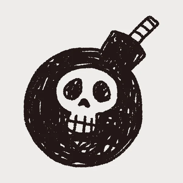 Doodle bombe — Image vectorielle