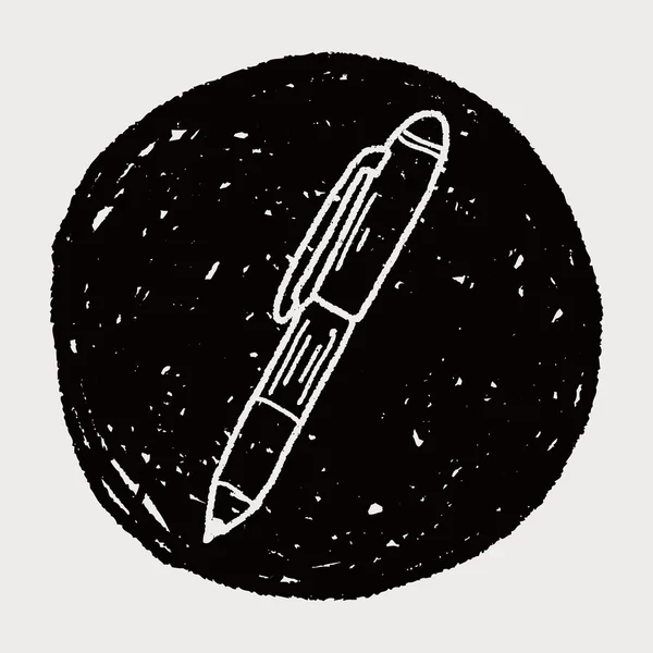 Doodle pen — Stockvector