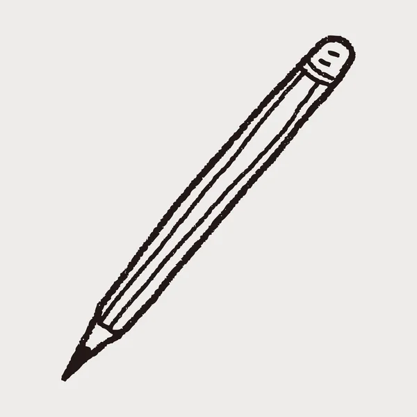 Pluma de garabato — Vector de stock