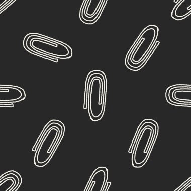 Doodle ataç Dikişsiz desen arka plan