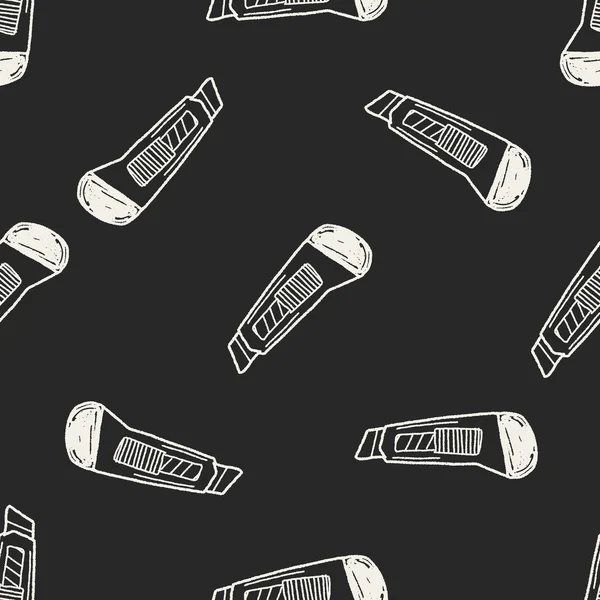 yardımcı programı bıçak doodle Dikişsiz desen arka plan